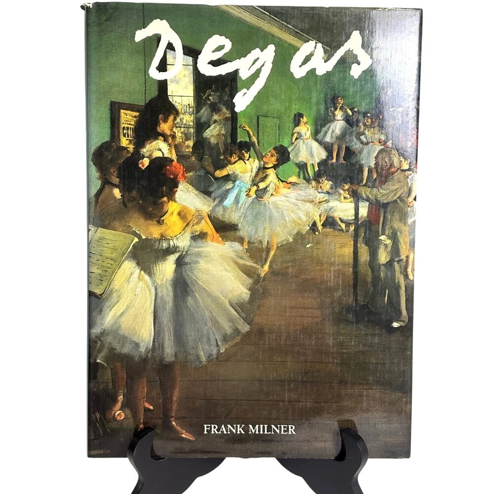 Degas Coffee Table Book by Author Frank Milner 1990 Italy